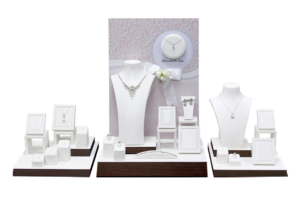 歐式白色傳遞幸福珠寶陳列展示擺件道具中套