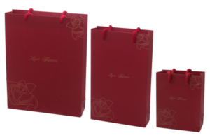 爭豔玫瑰紙袋全系列-紅色玫瑰紙袋