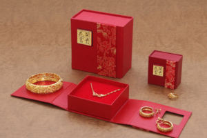 黃金戒指盒-Wedding Paper Ring Box for Gold Jewelry